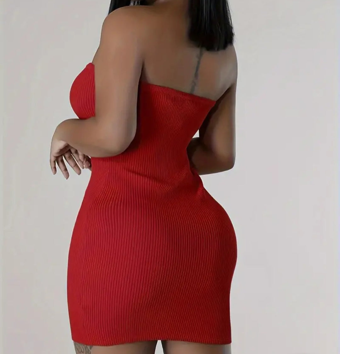 GODESS CURVY BABE:Red Flame Curvy Dress