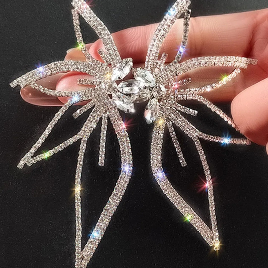 Diamond Flowers Earrings