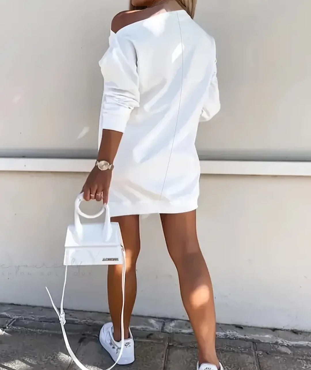 GODESS CURVY BABE:Violeta Plus White dress