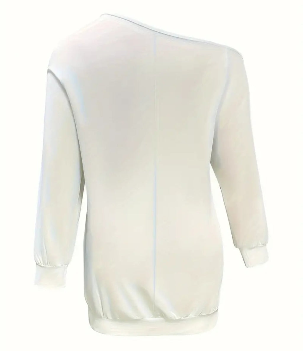 GODESS CURVY BABE:Violeta Plus White dress