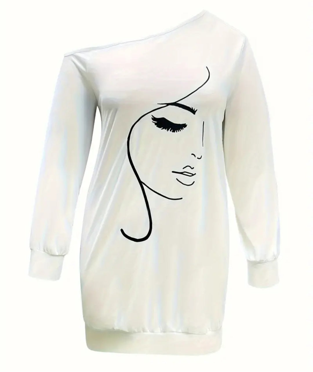 GODESS CURVY BABE:Violeta Plus White dress