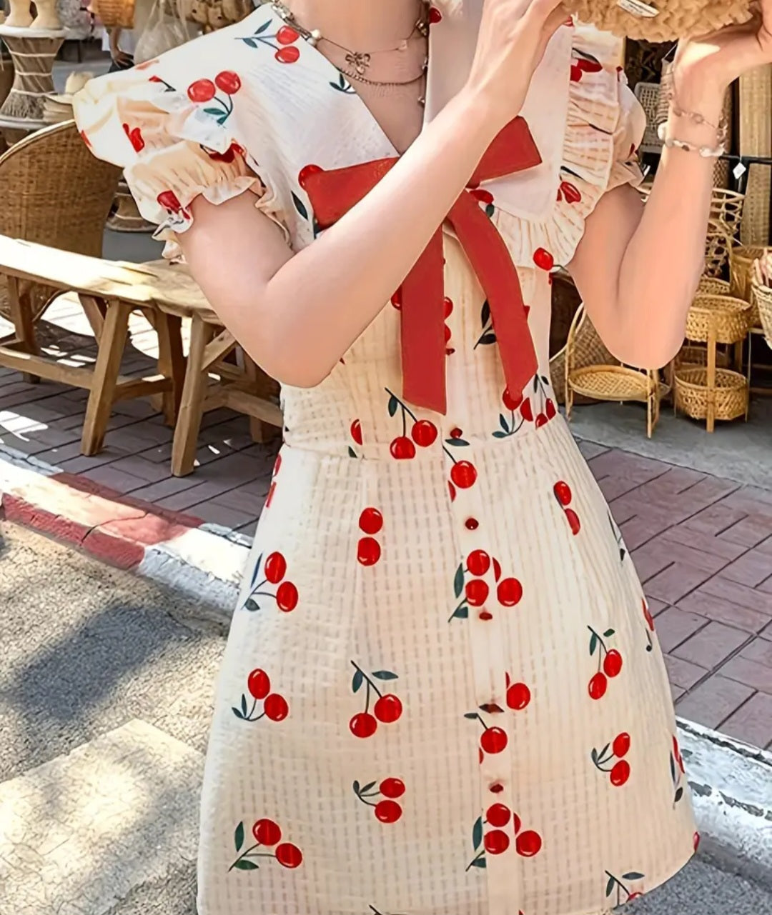 Cherry babe dress