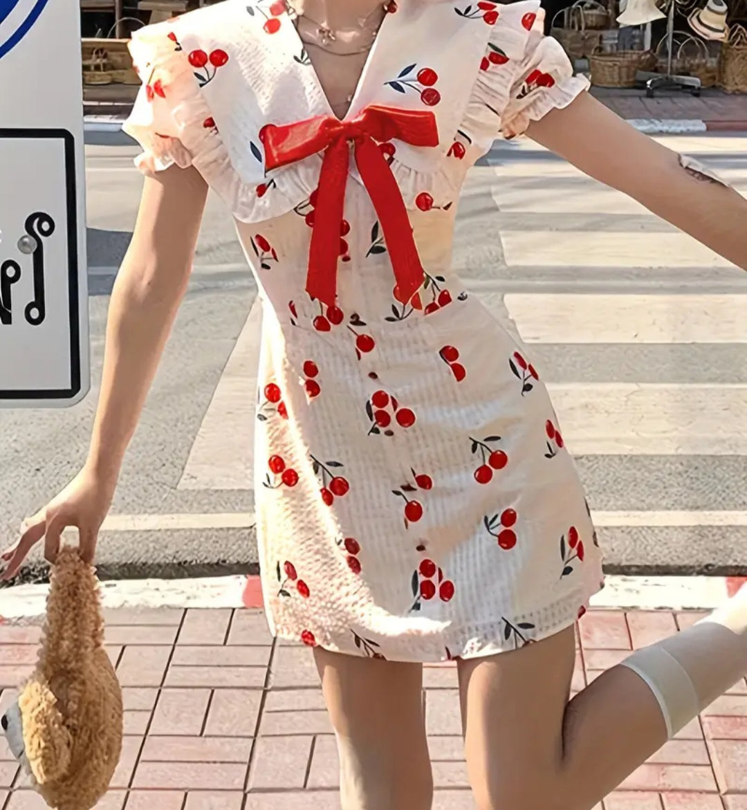 Cherry babe dress