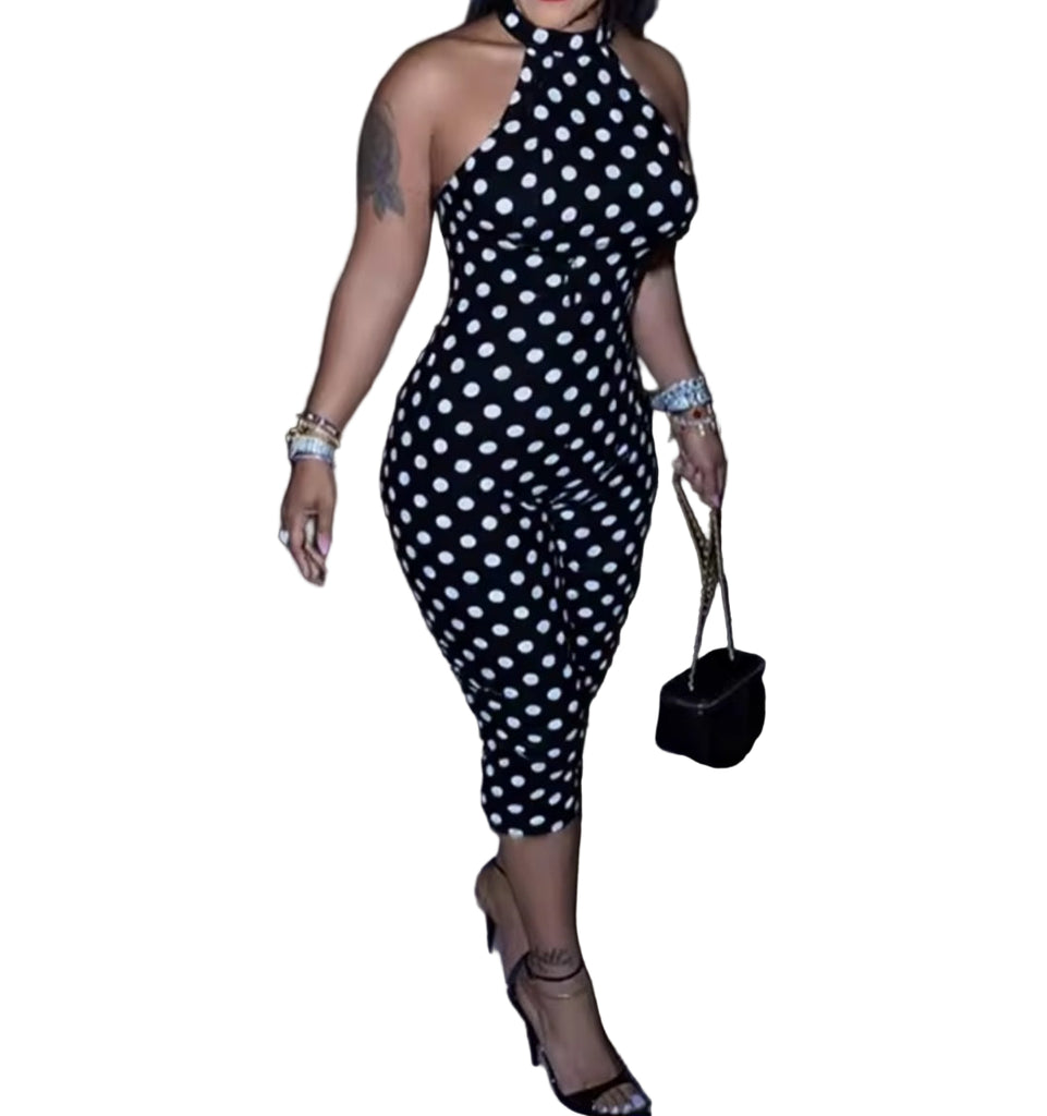 Carolina polka dots romper