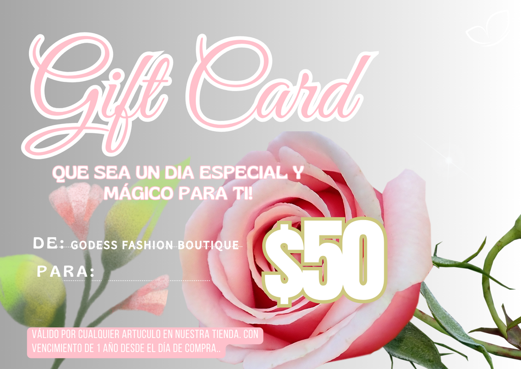 Godess Fashion Gift Card