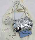 MARYTERE COLLECTIONS:Fany Silver Purse