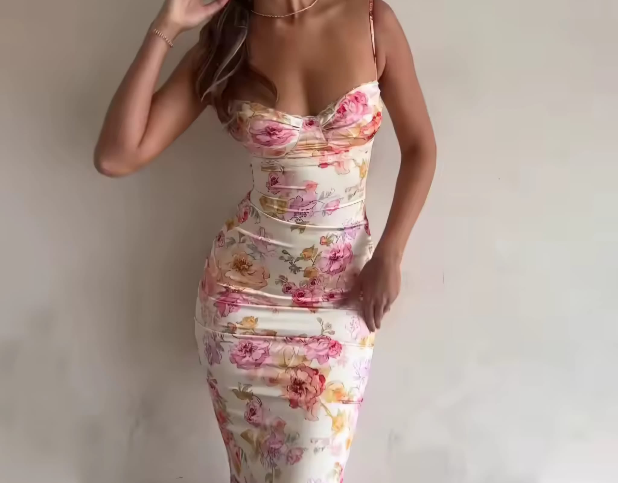 Vianka Flowers long Dress