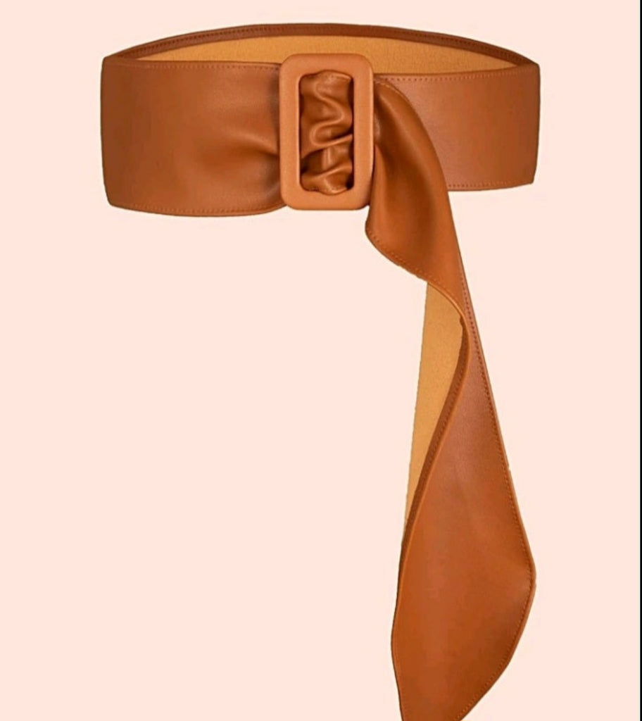 Leather belt