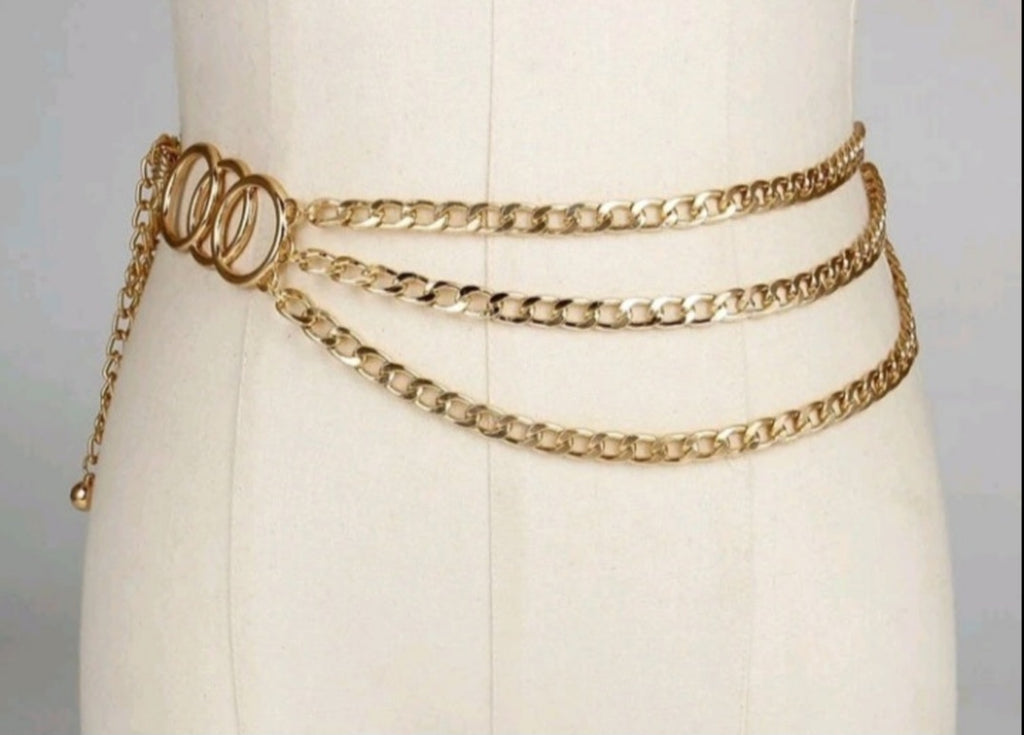 Gold circles
