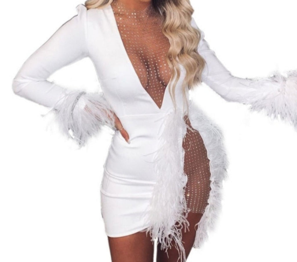 Angel Wings white Dress
