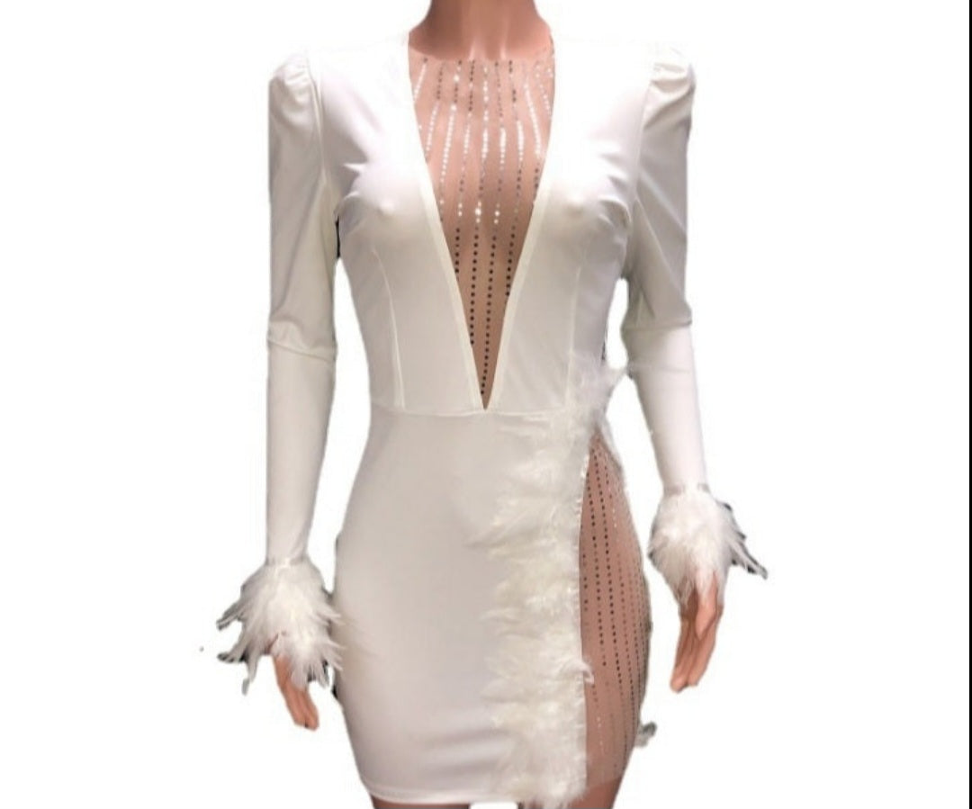 Angel Wings white Dress