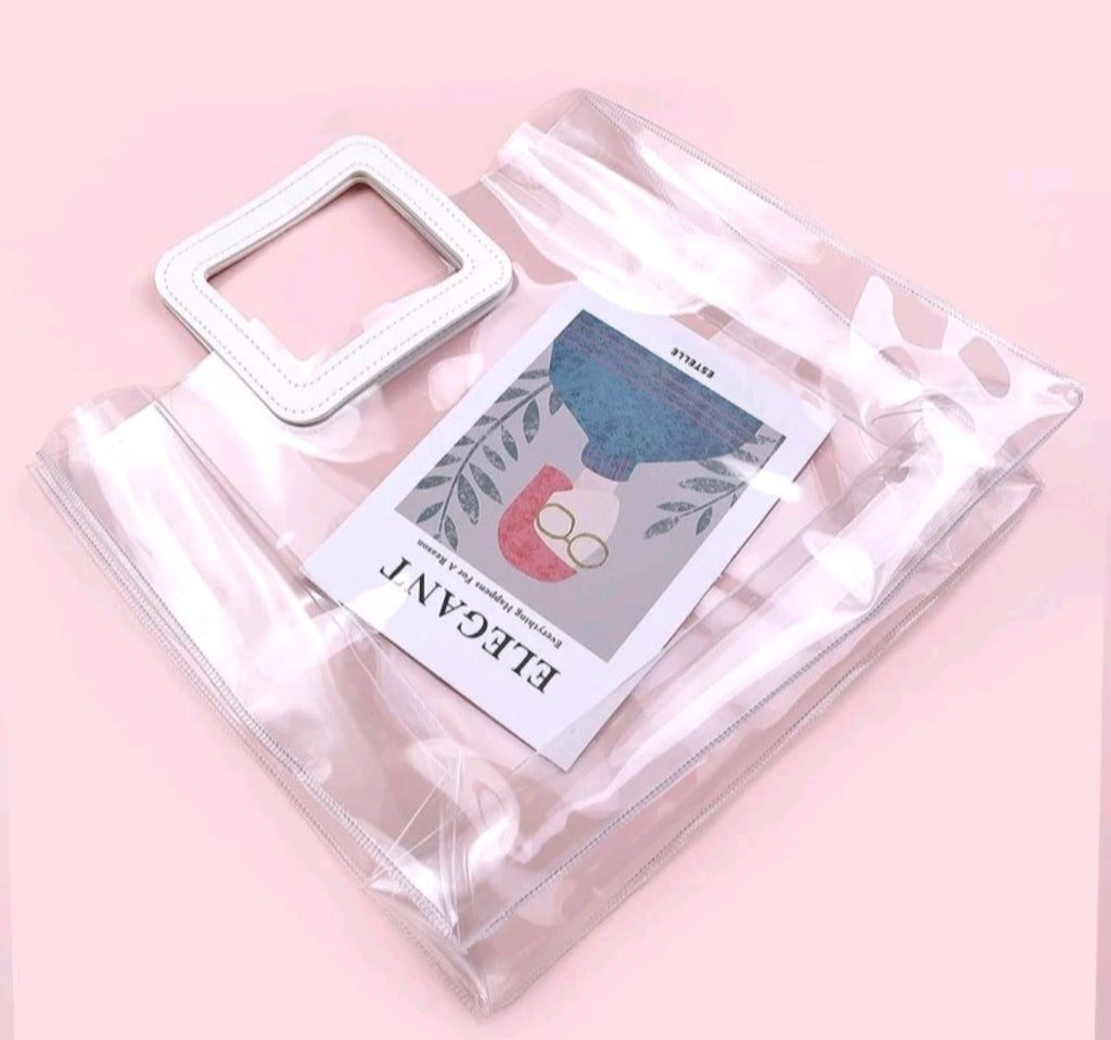 MARYTERE COLLECTION'S:MICHELLE CLEAR HANDBAG