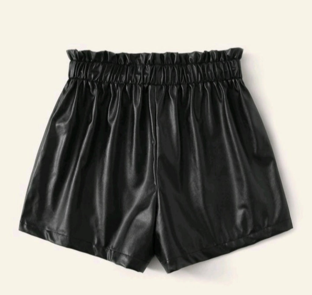 Mariela leather short pant