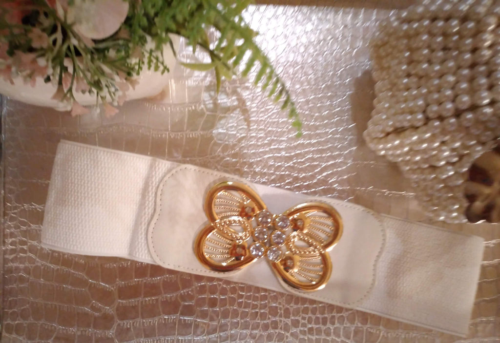 Mariposa blanca belt